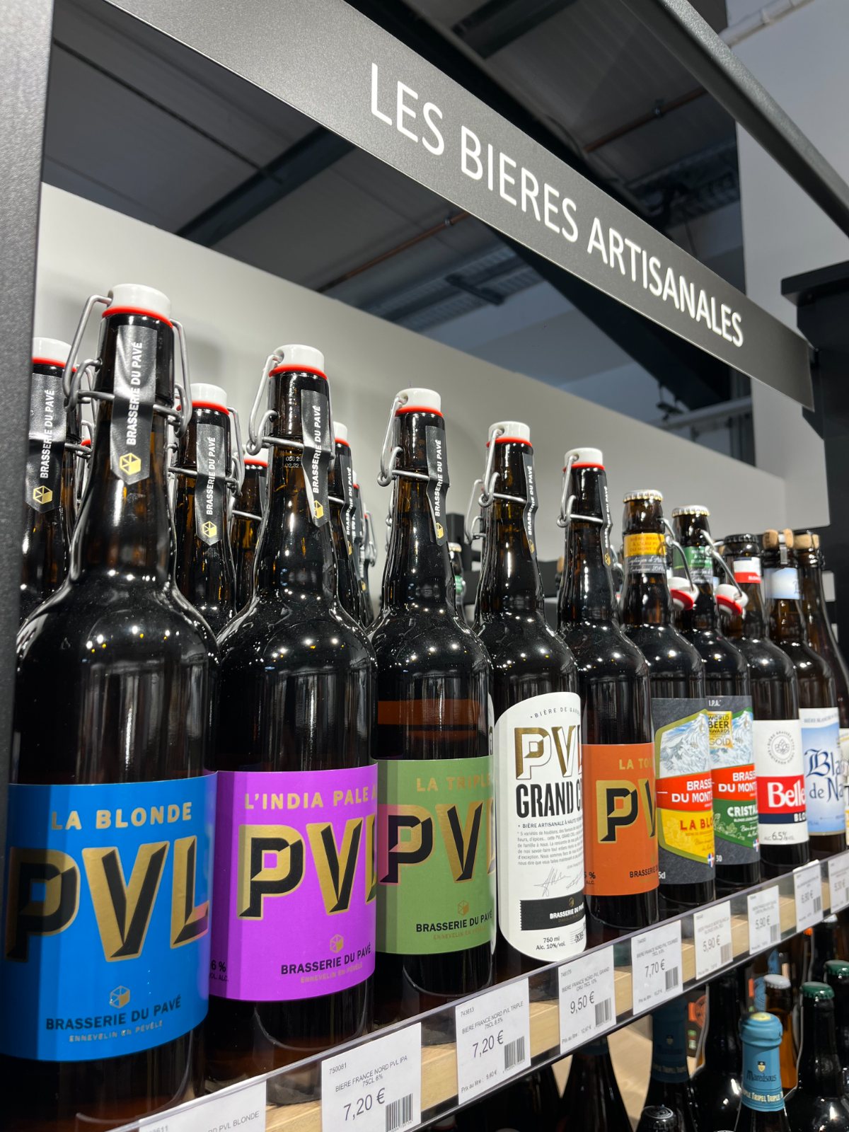 Les bières artisanales — Brasserie du Pavé PVL, Intercaves Villerest
