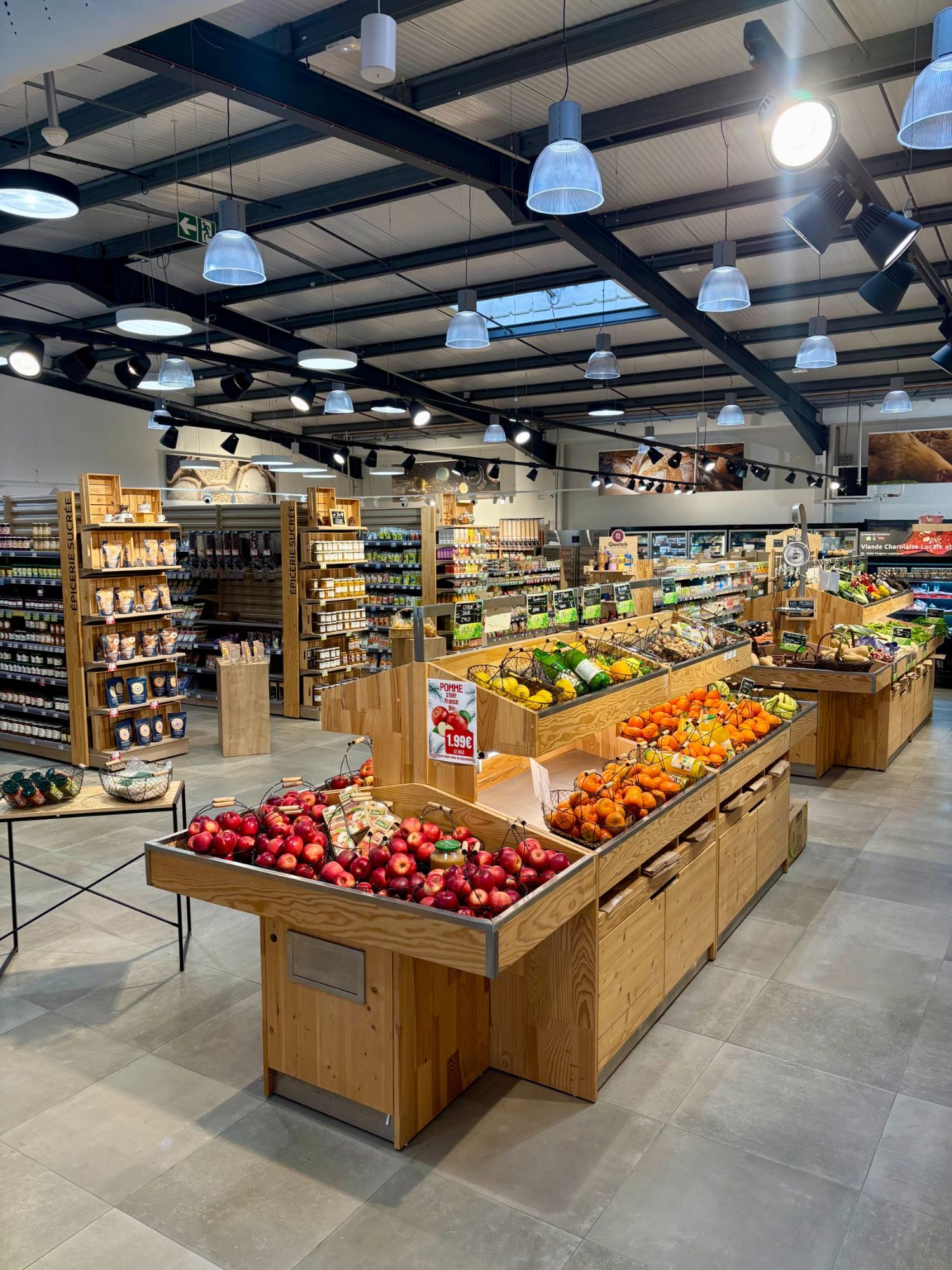 Les Comptoirs de la Bio à Villerest — épicerie bio, fruits et légumes