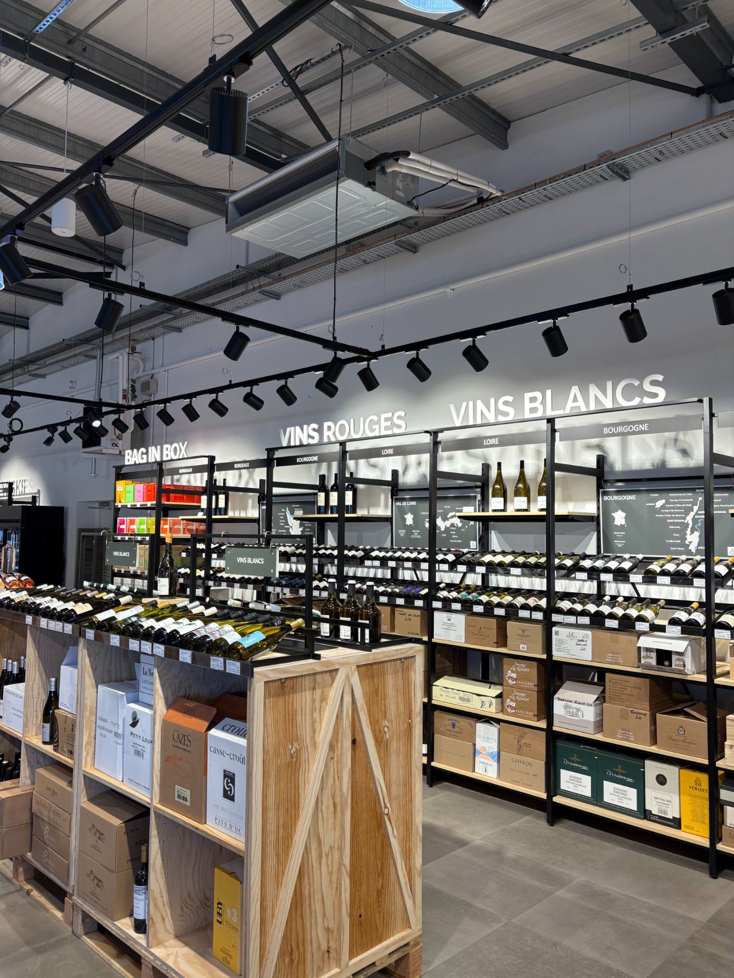 Rayon vins rouges et blancs — Intercaves Villerest